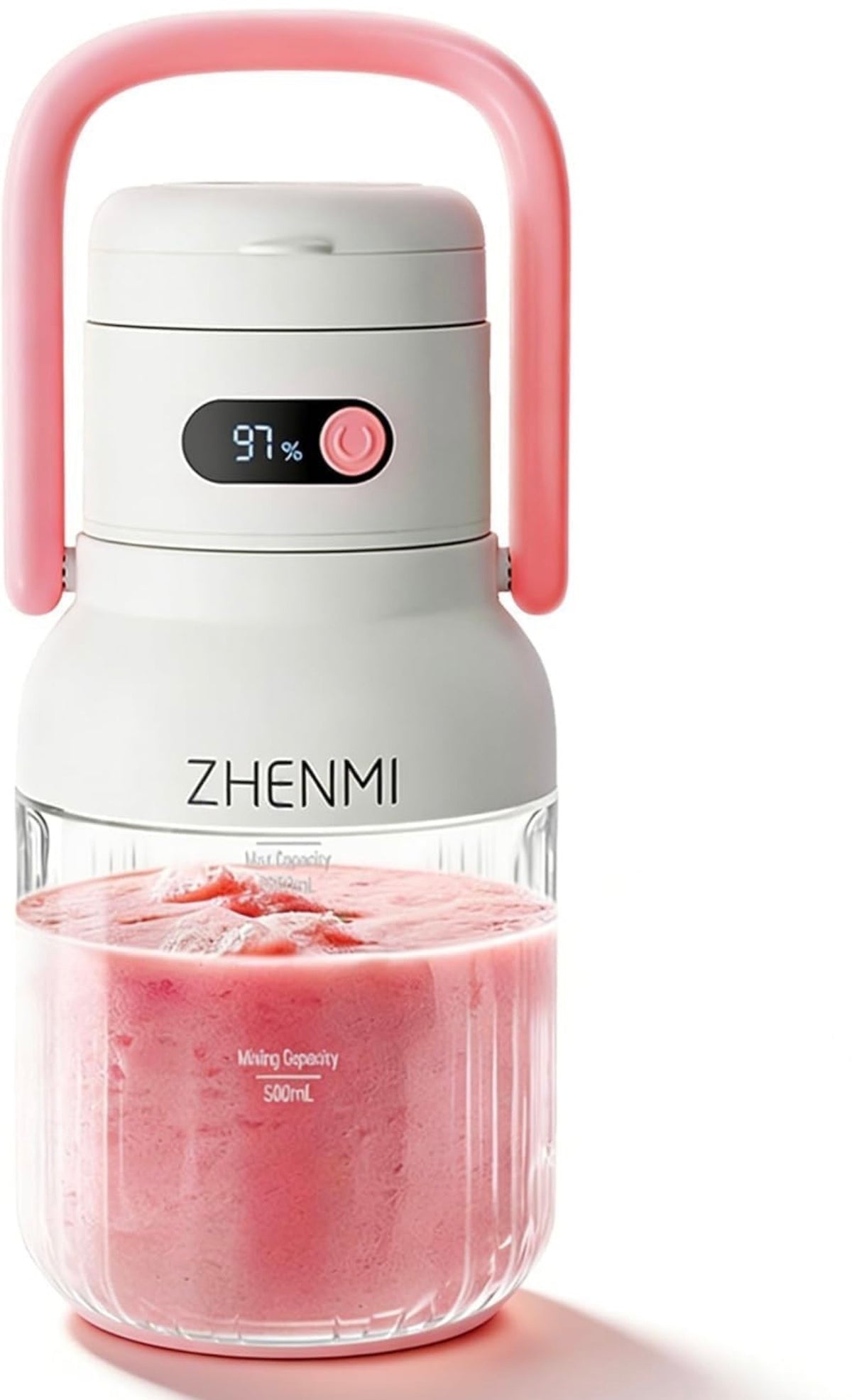 Portable Blender, Personal Blender for Smoothies and Smoothies, Cordless, 32 oz BPA Free, 18000RPM Motor, Leak-Proof Lid with Sippy Spout, USB-C Rechargeable, Parts