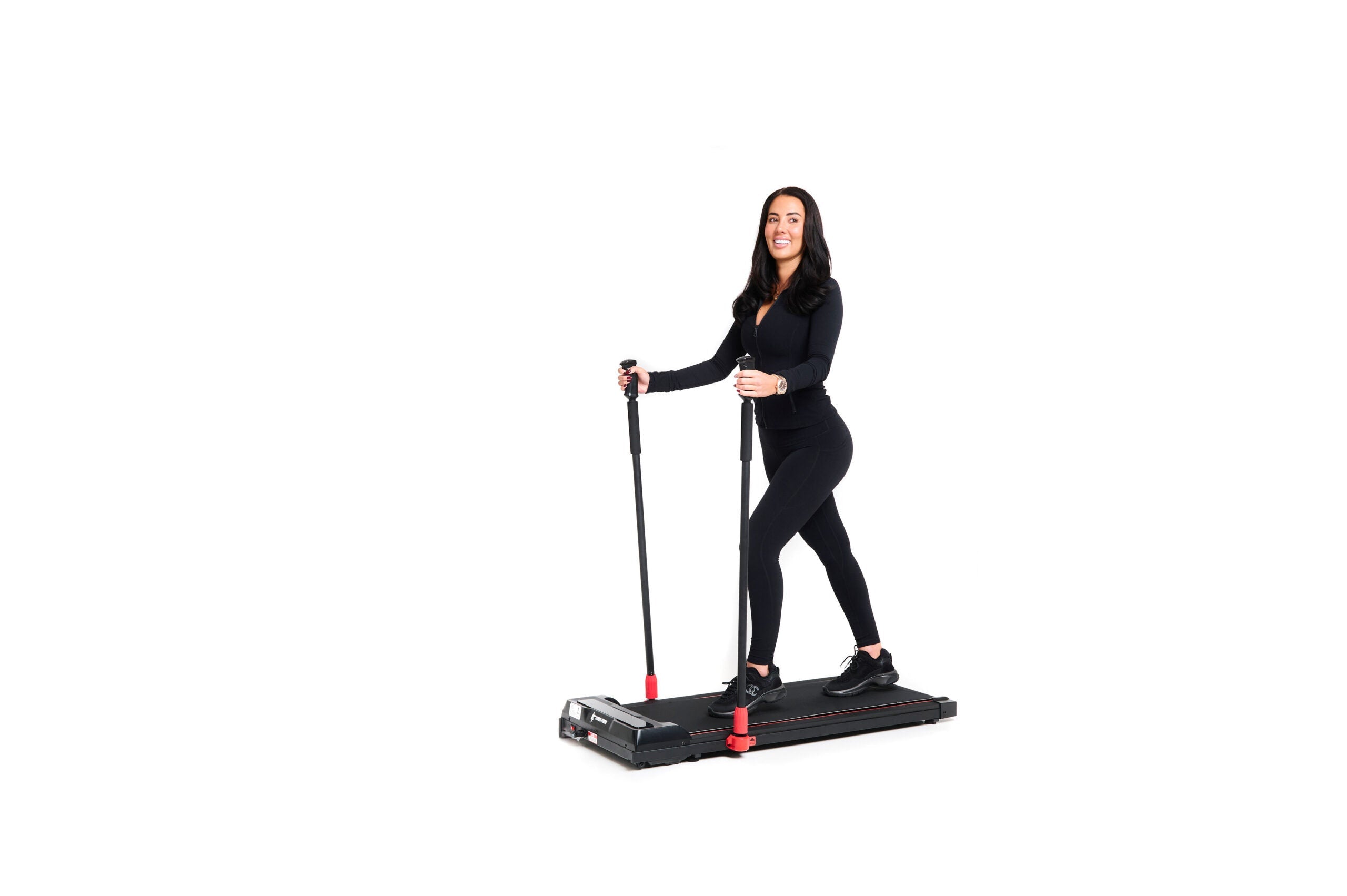 Lockies Fitness Pad Treadmill with Handles