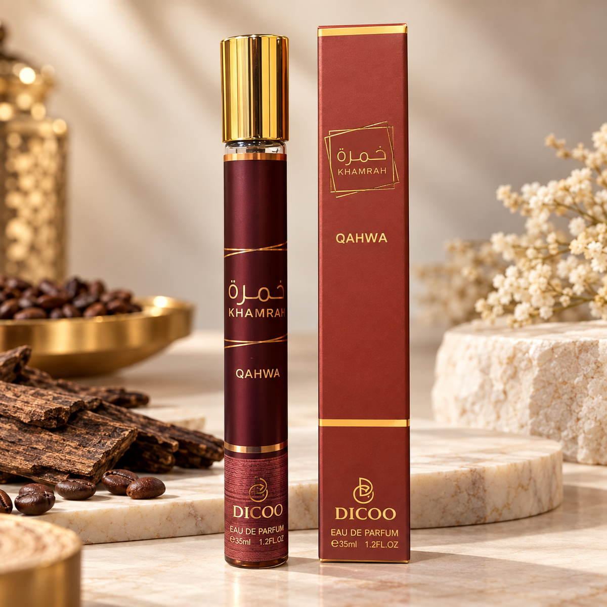 Khamrah Qahwa Eau de Parfum – 35ml Luxury Fragrance