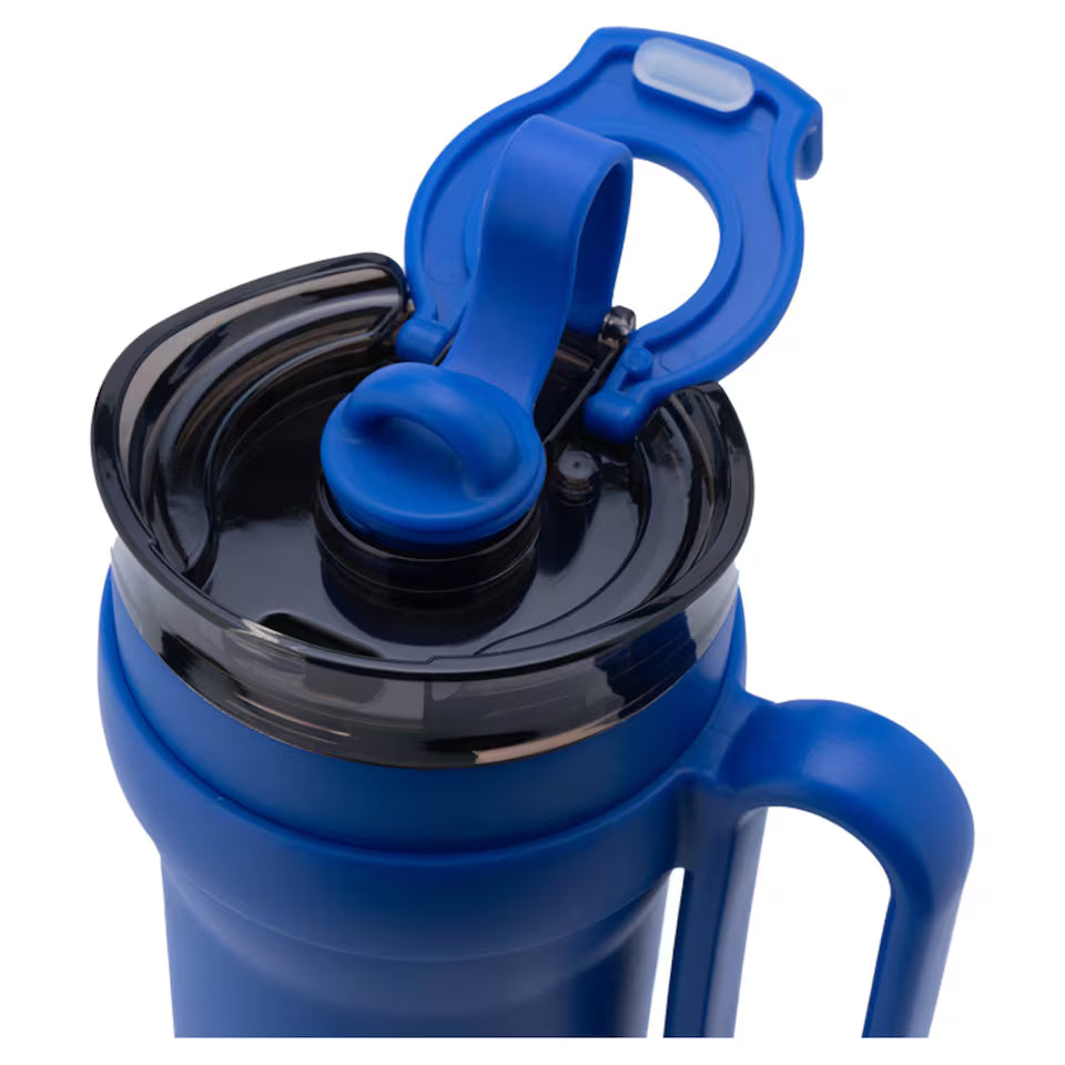 Navy Tumbler with Oval Handle 850Ml