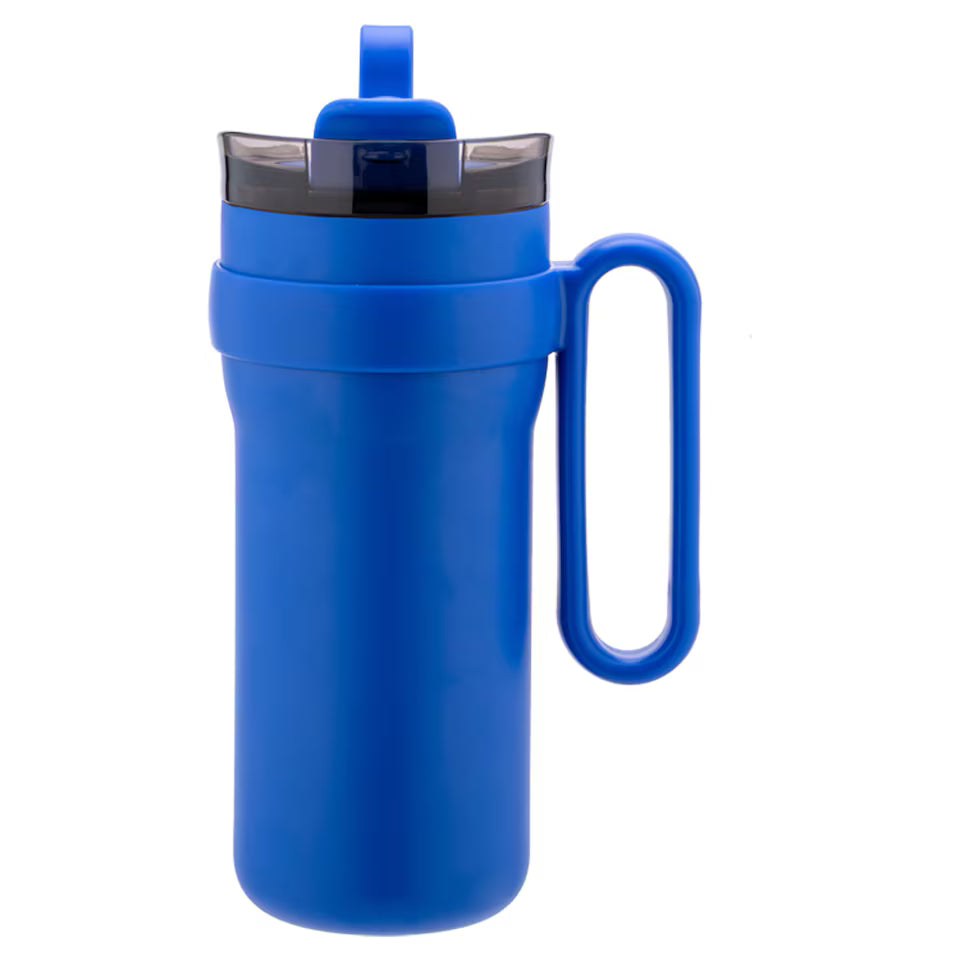 Navy Tumbler with Oval Handle 850Ml