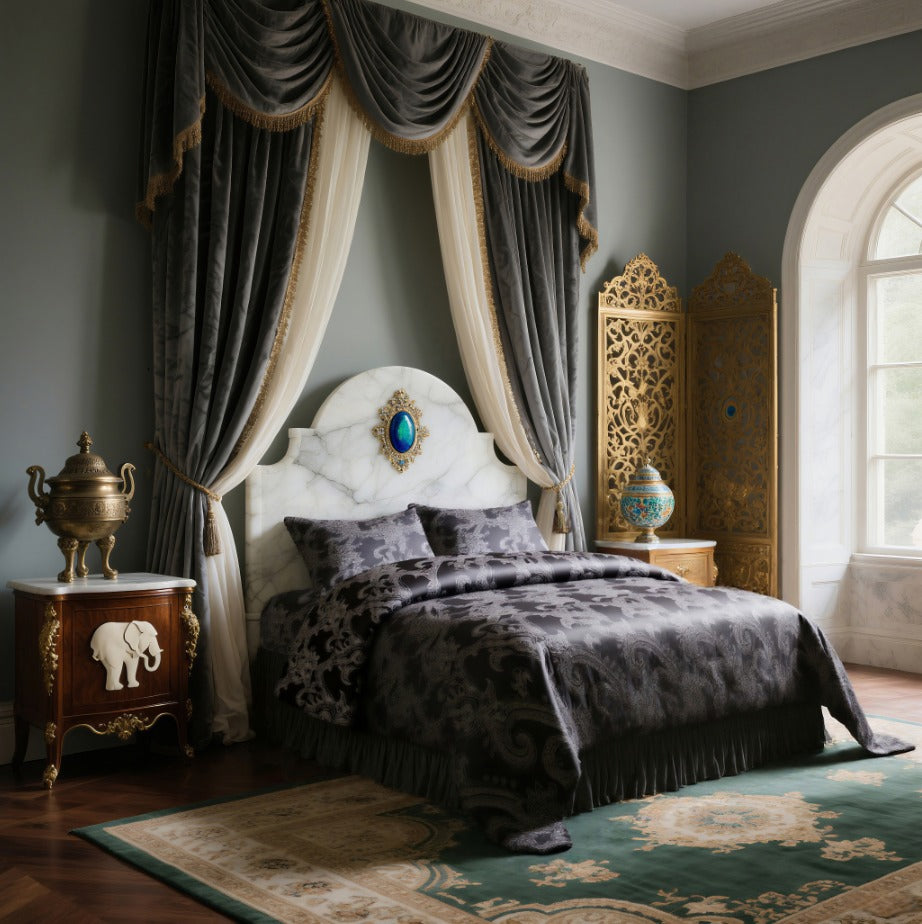 Gaveno Cavailia 3 Piece Comforter Set – Luxury Jacquard Bedding Set