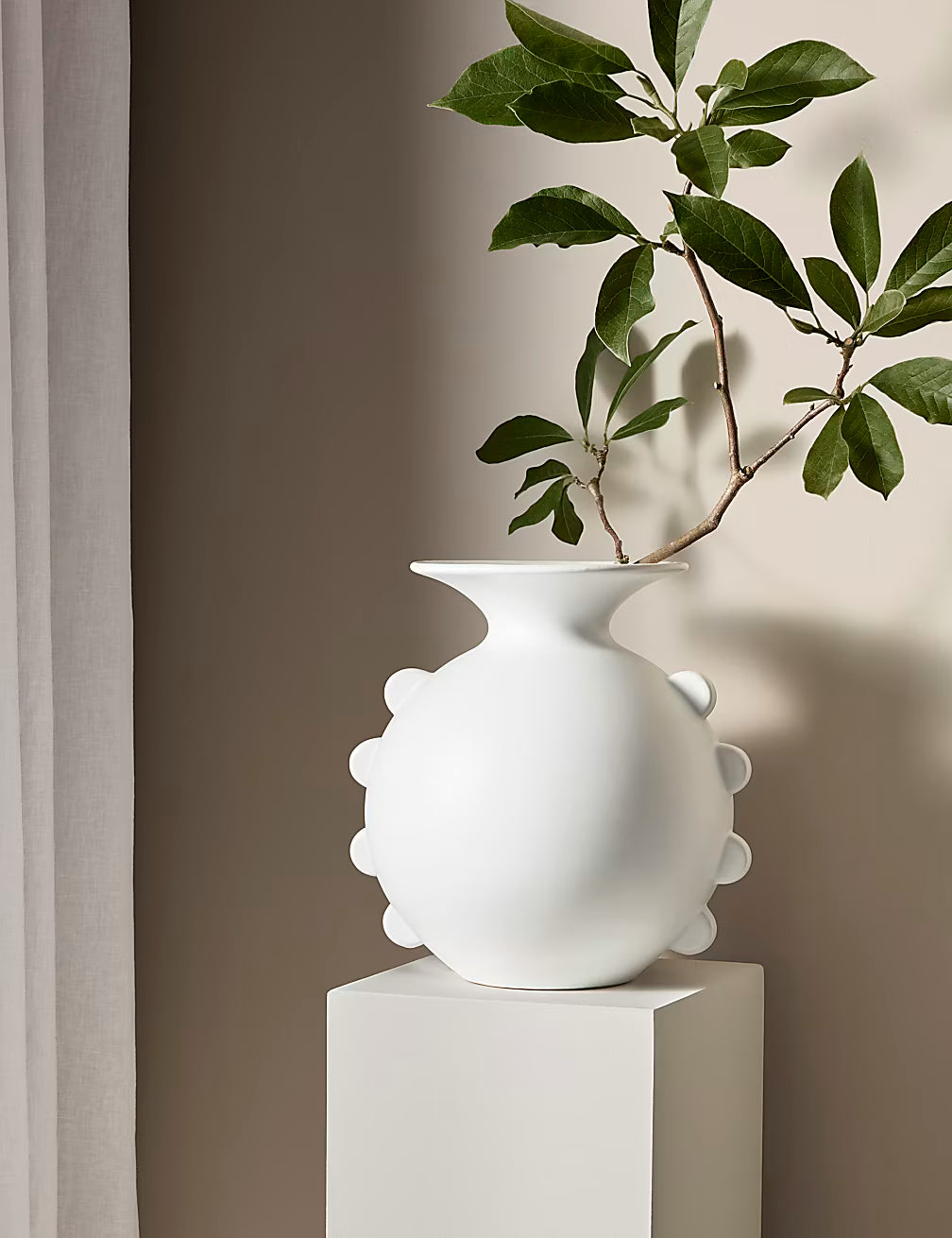 High Street Large Scalloped Edge Vase