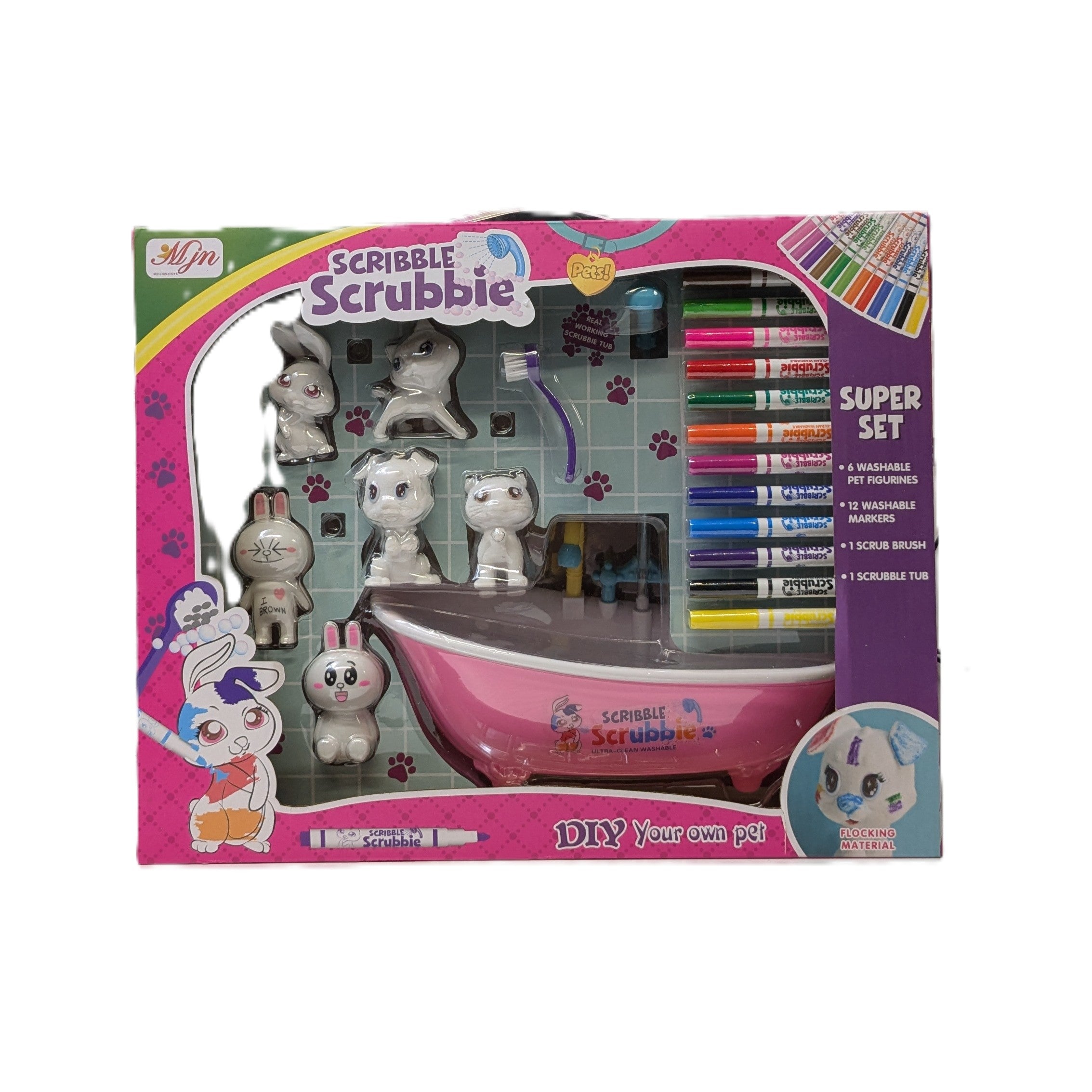 Scribble Scrubbie DIY Pet Super Set