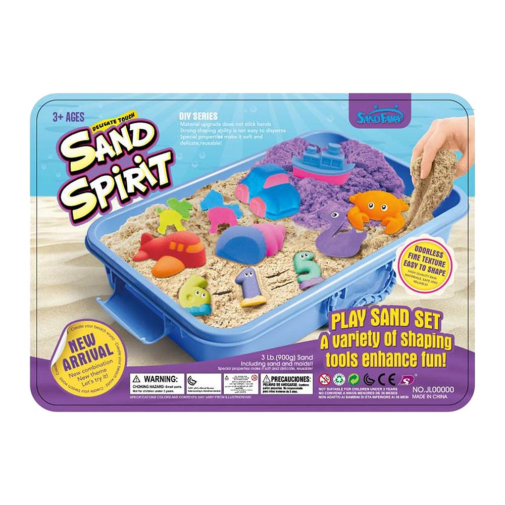 Sand Spirit Play Sand Set – Creative Moulding Sand Toy (3+ Years)