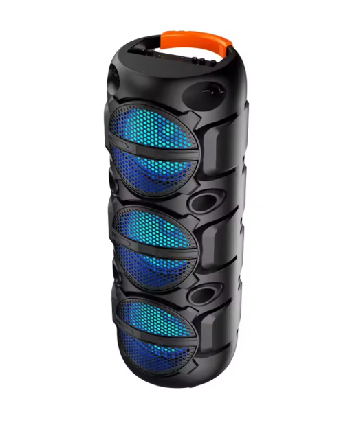 Model CS-8309 Portable Bluetooth Party Speaker with Microphone & RGB Lights