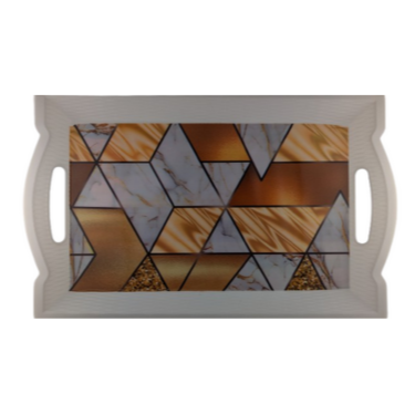 Geometric Design Serving Tray