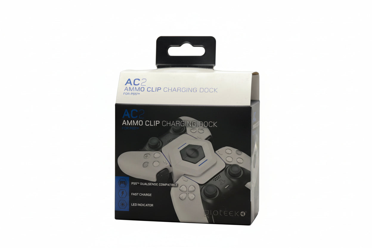 Gioteck AC2 Ammo Clip Charging Dock for PS5™ DualSense Controllers