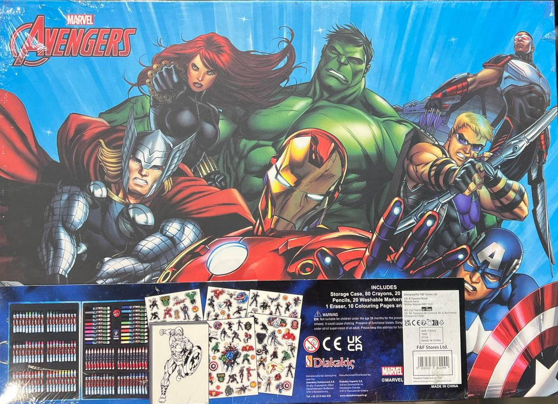 Marvel Avengers Inspiration Art Case – Creative Activity Set