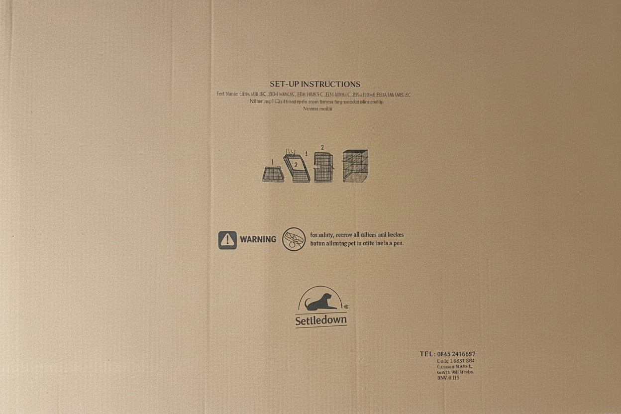 Settledown Large Metal Pet Crate DDA1004-EC (36" x 23" x 26")