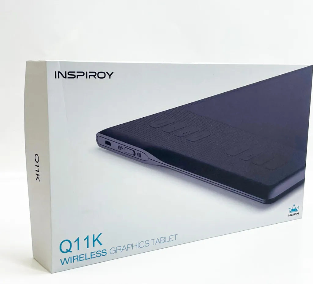 Huion Inspiroy Q11K Wireless Graphics Drawing Tablet – Pen & Accessories Included