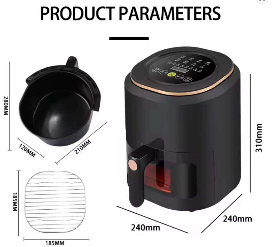 Multifunctional Home Air Fryer Without Oil Intelligence 7L Oven