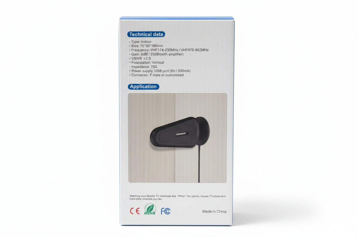 Digital TV Antenna – High Gain Magnetic Base (Indoor)