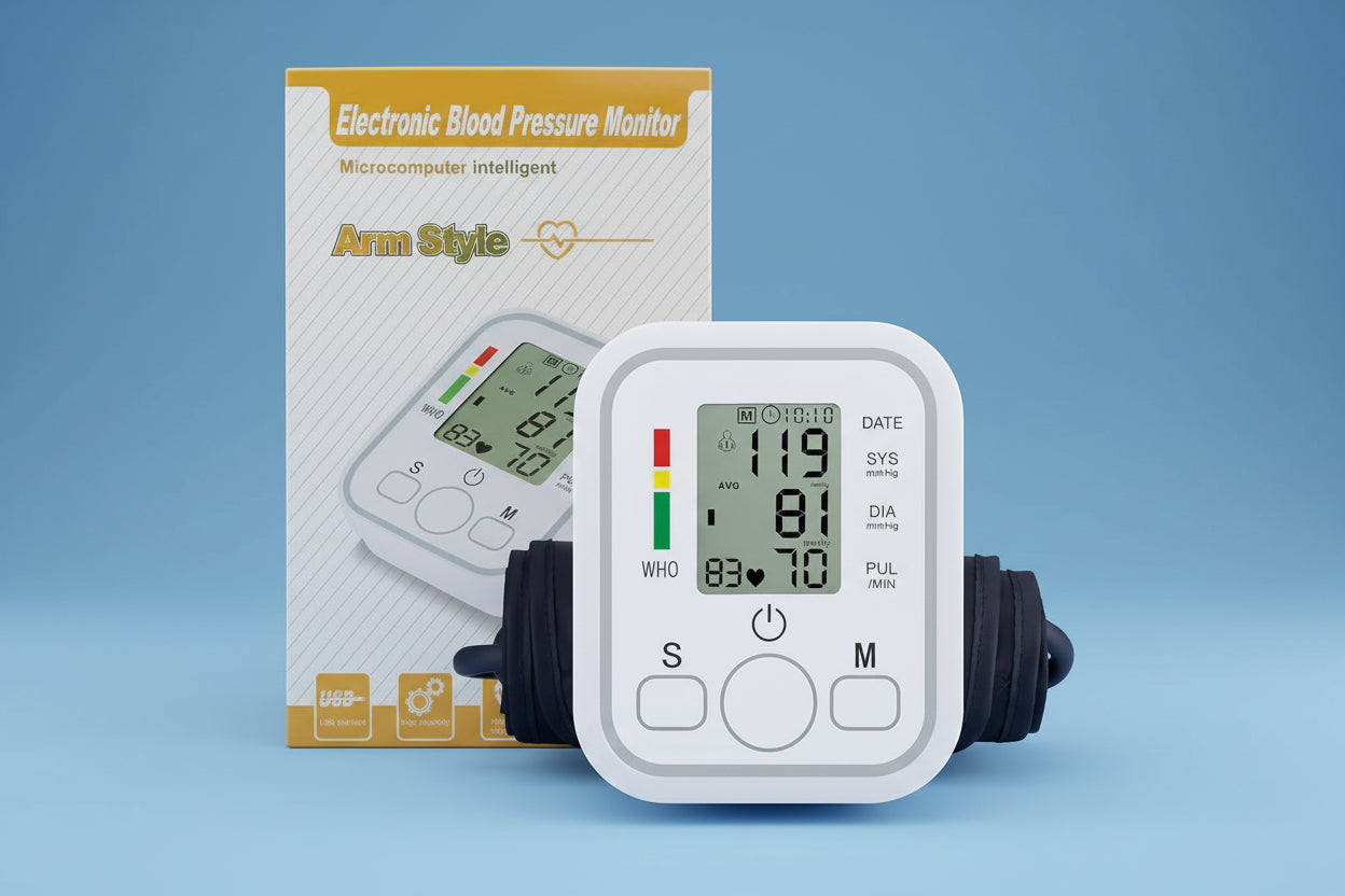 Fully Automatic Arm Style Electronic Blood Pressure Monitor