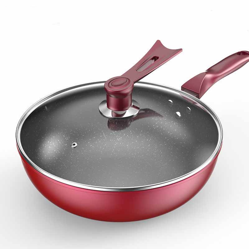 Stainless Steel Honeycomb Non-Stick Frying Pan – Induction & Gas Cooker Compatible