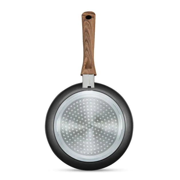 Copper Stone Pan Black Series set of 3 with size (20,24 nd 28) With Lid.