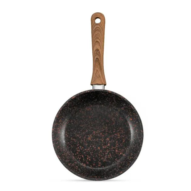 Copper Stone Pan Black Series set of 3 with size (20,24 nd 28) With Lid.