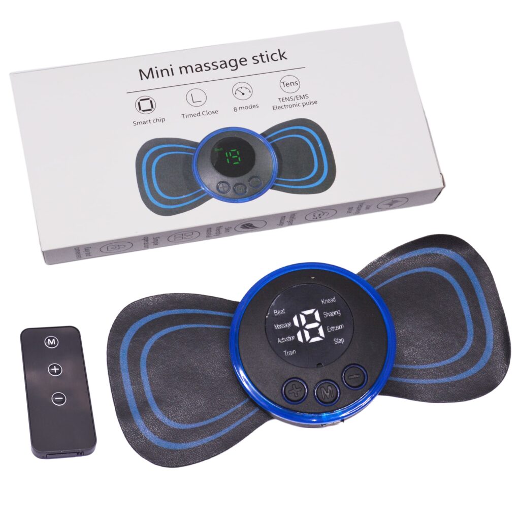 Mini Massage Stick – Portable Butterfly Body Massager with 8 Modes & USB Charging