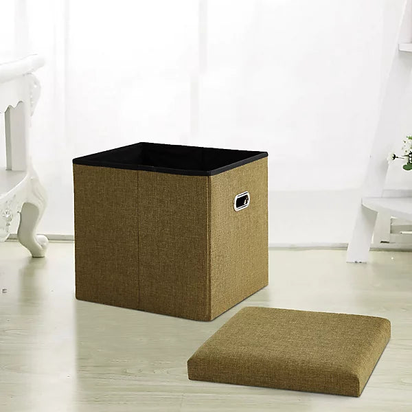 GC Gaveno Cavailia Foldable Storage Bench Box – Sage Green– Multi-Purpose Indoor & Outdoor Storage for Kids’ Toys, Bedroom, and Living Room(Sapphire Foldable storage ottoman)
