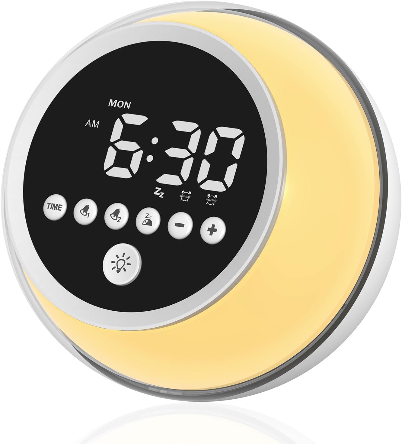 Music Wake-Up Light Alarm Clock with Wireless Speaker (ACA-002)