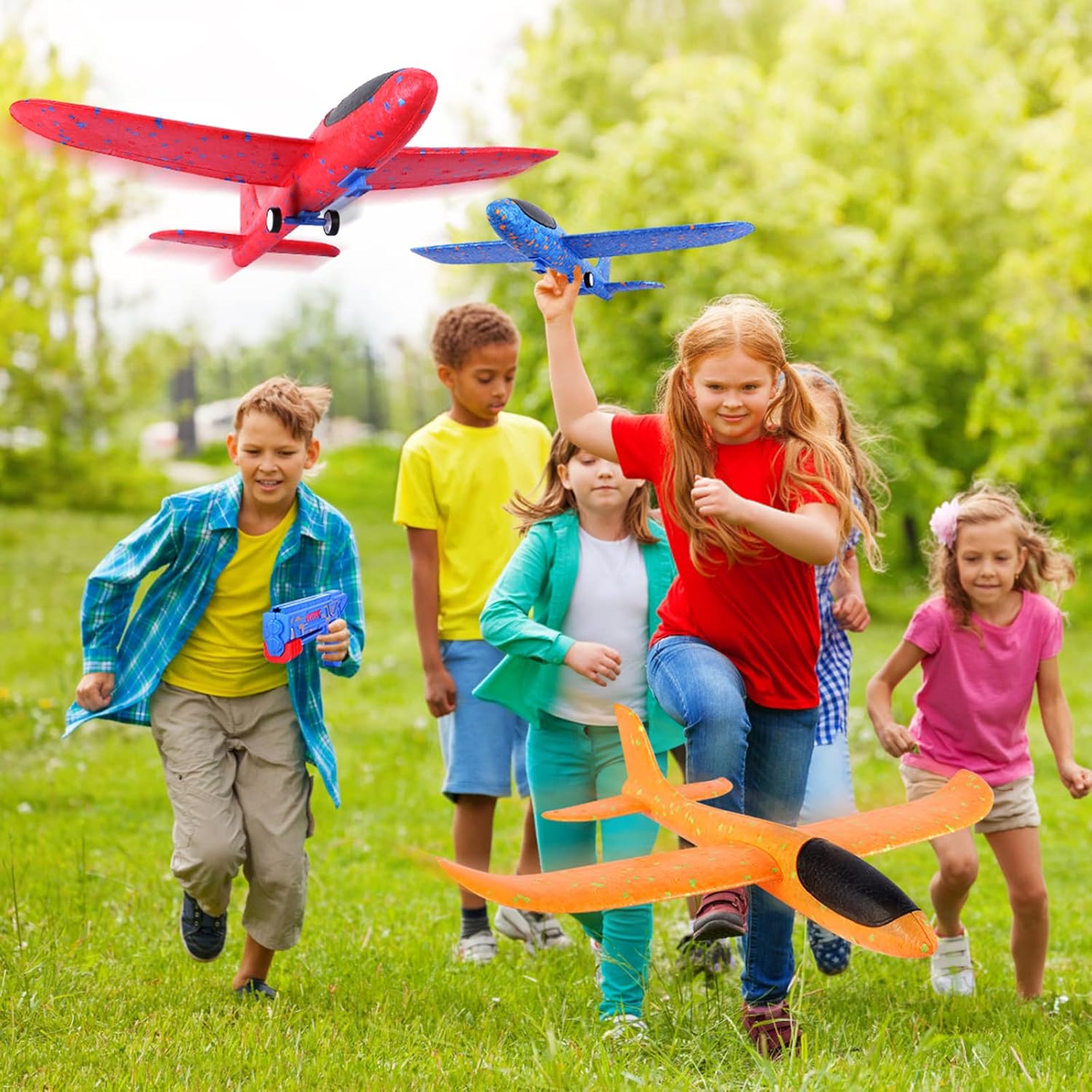 Catapult Glider Gun Foam Plane Launcher Toy (3+ Years)