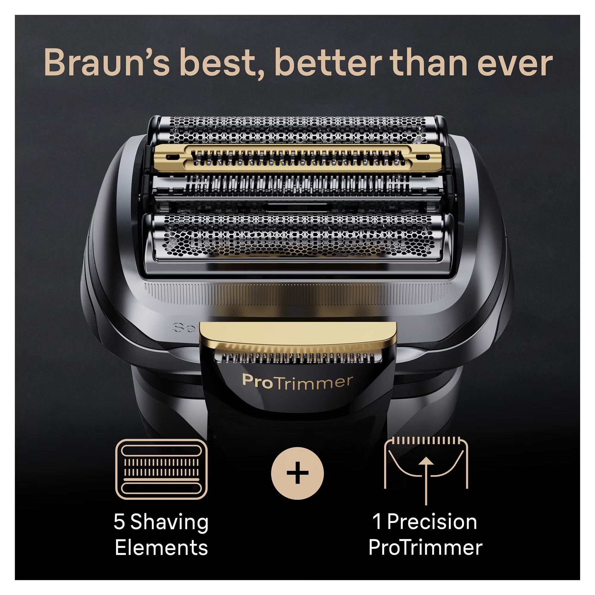 Braun Series 9 Pro+ Shaver with Cleaning, Charging Station & Power Case 9477cc
