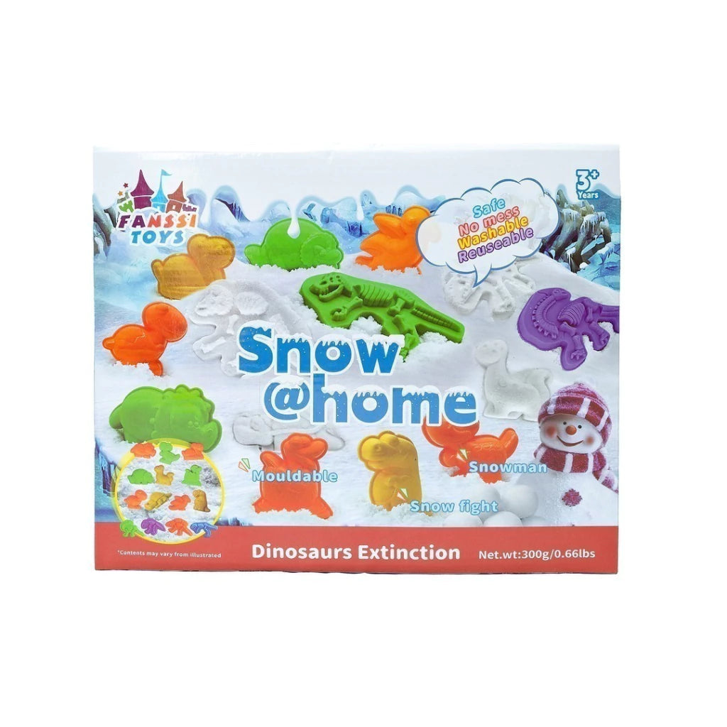 Snow @ Home Play Set – Indoor Mouldable Snow Kit with Fun Moulds (3+ Years)
