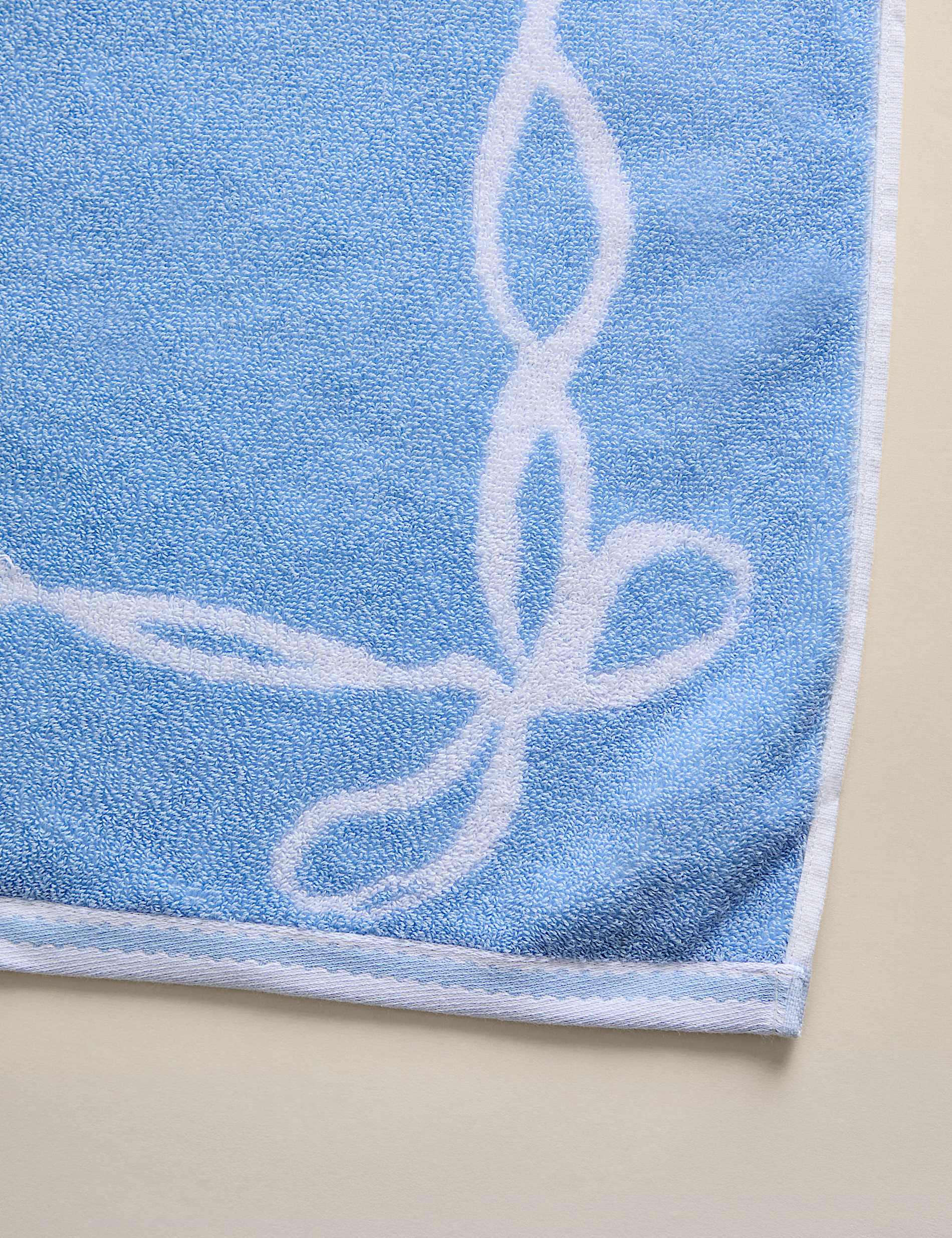 Pure Cotton Bow Hand Towel – 550 GSM Soft & Absorbent StayNew™ Towel 50 x 90 CM