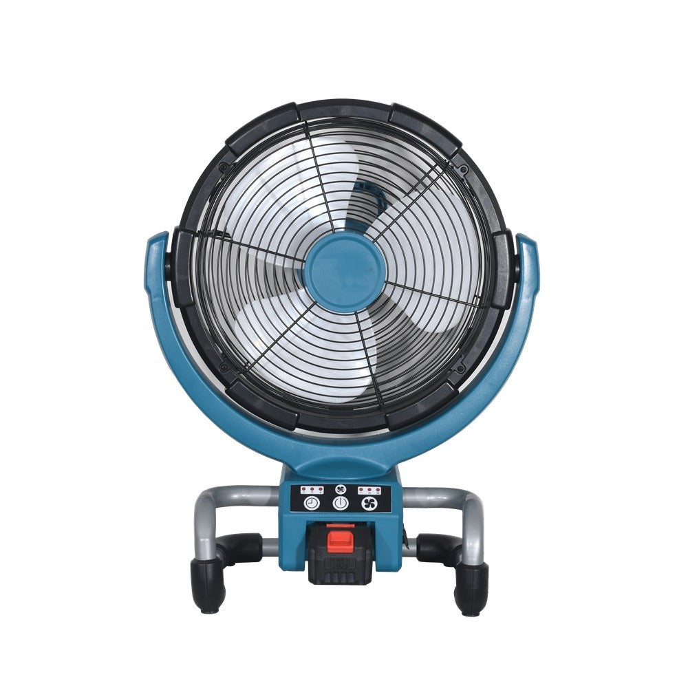 14" Cordless Rechargeable Pedestal Fan – Brushless Motor with Dual Battery Charging
