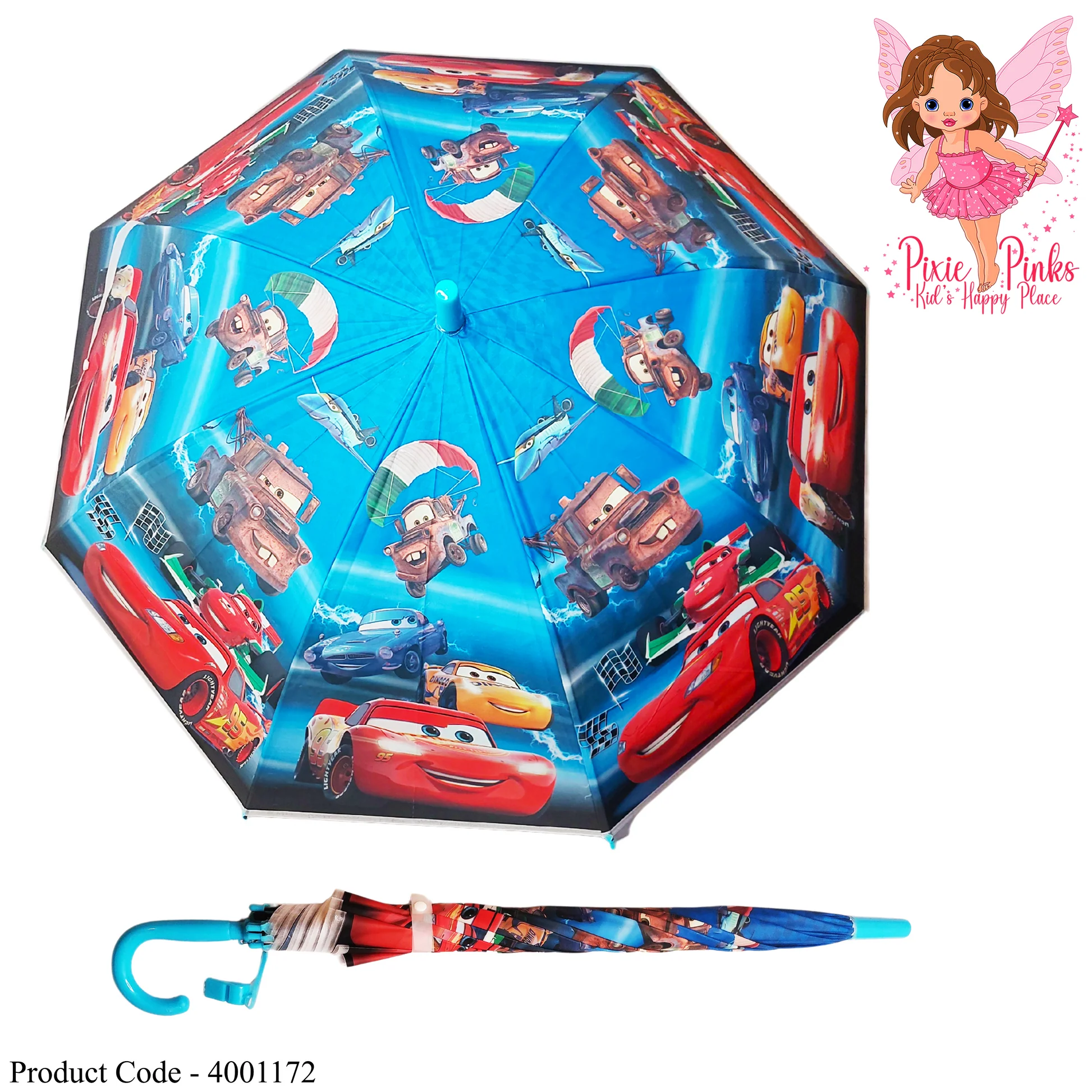 Kids Character Umbrella – Assorted Designs (Barbie, Spiderman, Paw Patrol & More)