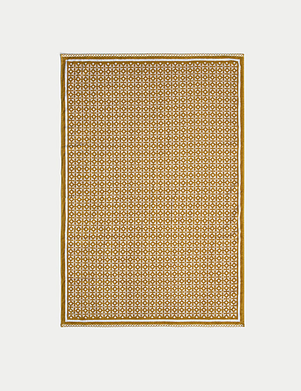 High Street Pure Cotton Geometric Circle Towel 50 x 90 CM 500 GSM