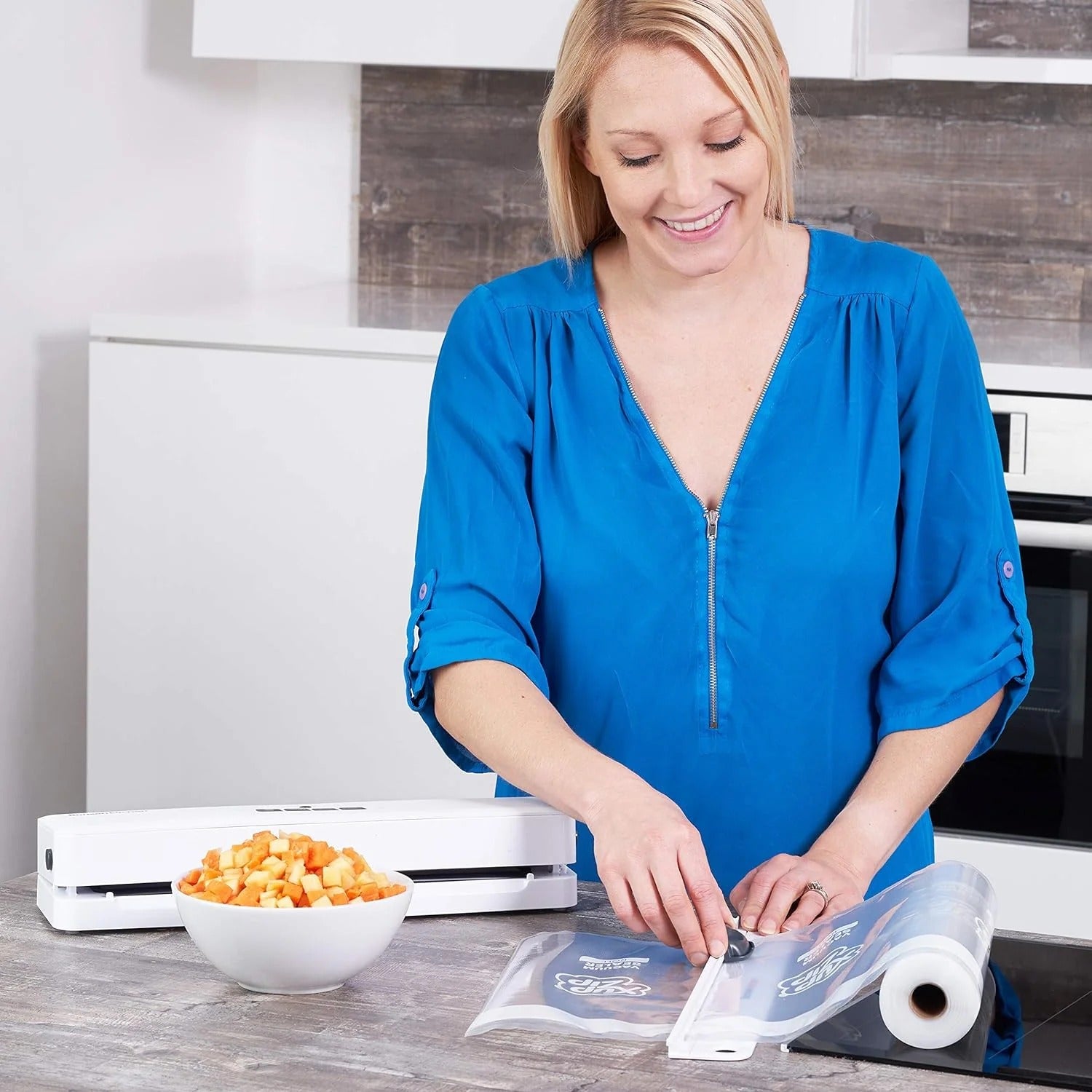 XupZip Heavy Duty Vacuum Sealer Rolls – 28cm x 6.5m BPA-Free Sous Vide Food Bags