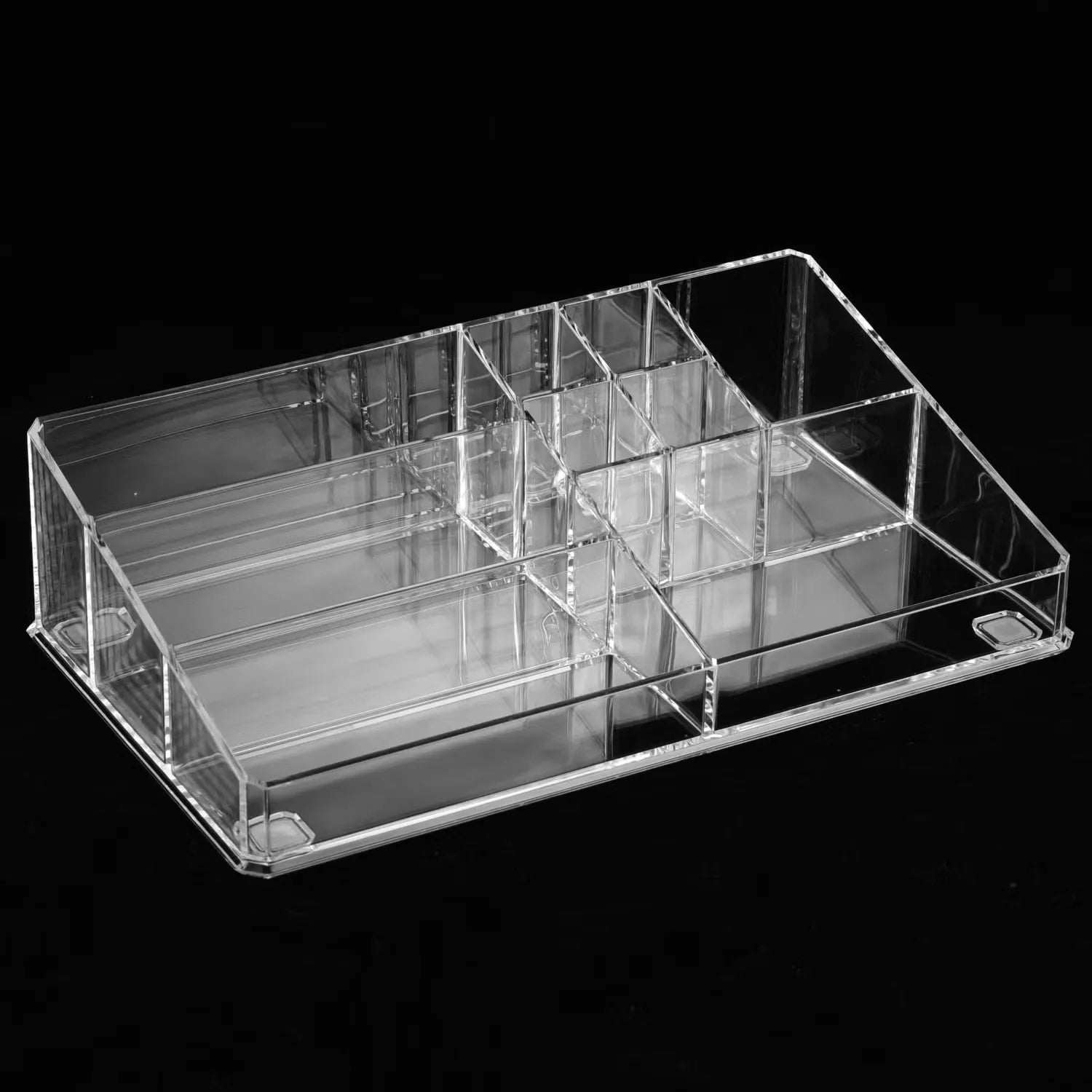Clear Acrylic Cosmetic Stand Organizer – Lipstick & Makeup Storage Holder Display Rack