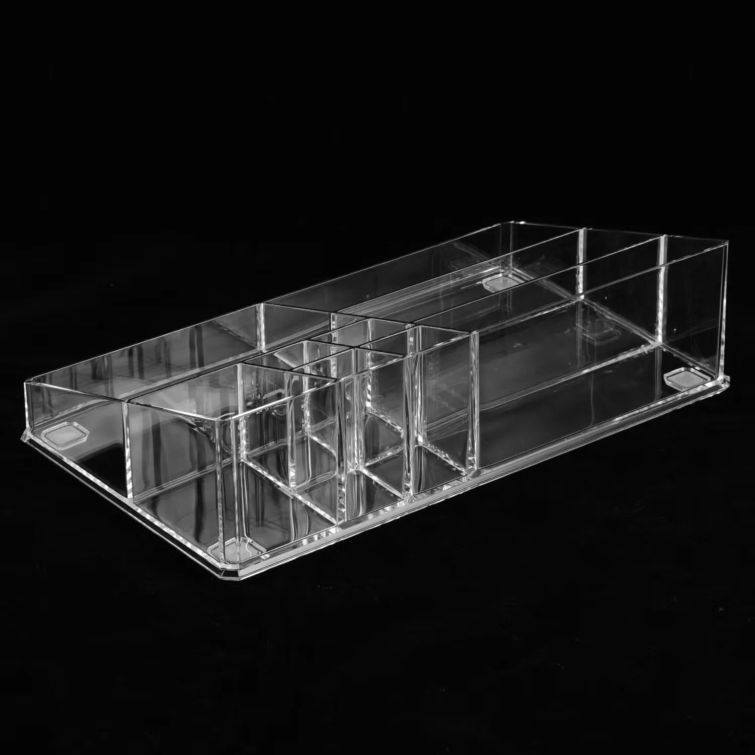 Clear Acrylic Cosmetic Stand Organizer – Lipstick & Makeup Storage Holder Display Rack