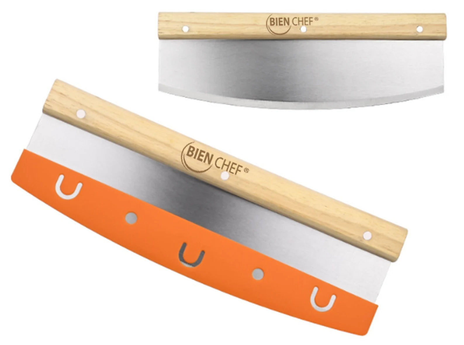 Aluminium Pizza Peel Set with Stainless Steel Rocker Cutter & Wooden Handles – Pizza Oven Tool Kit