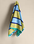 High Street Pure Cotton Striped Reversible Towel 100x150 CM– Soft 550 GSM Quick Dry Bathroom Towel