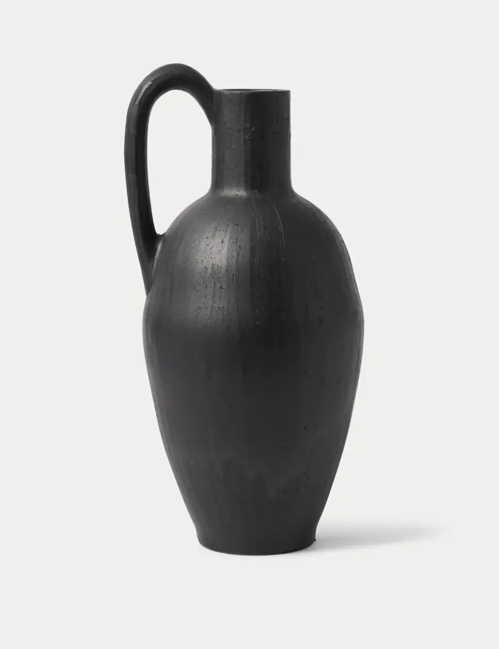 High Street Large Textured Ceramic Jug – Black