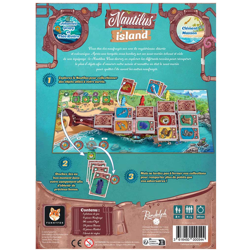 Nautilus Island Board Game – Treasure, Strategy & Adventure