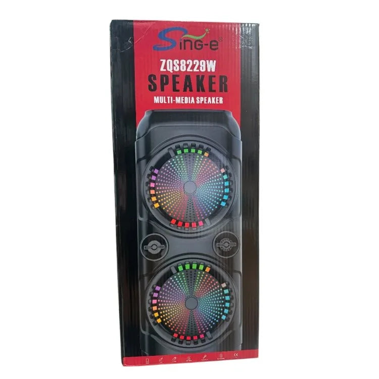 Singe-e ZQS8229W Portable Multi-Media Party Speaker