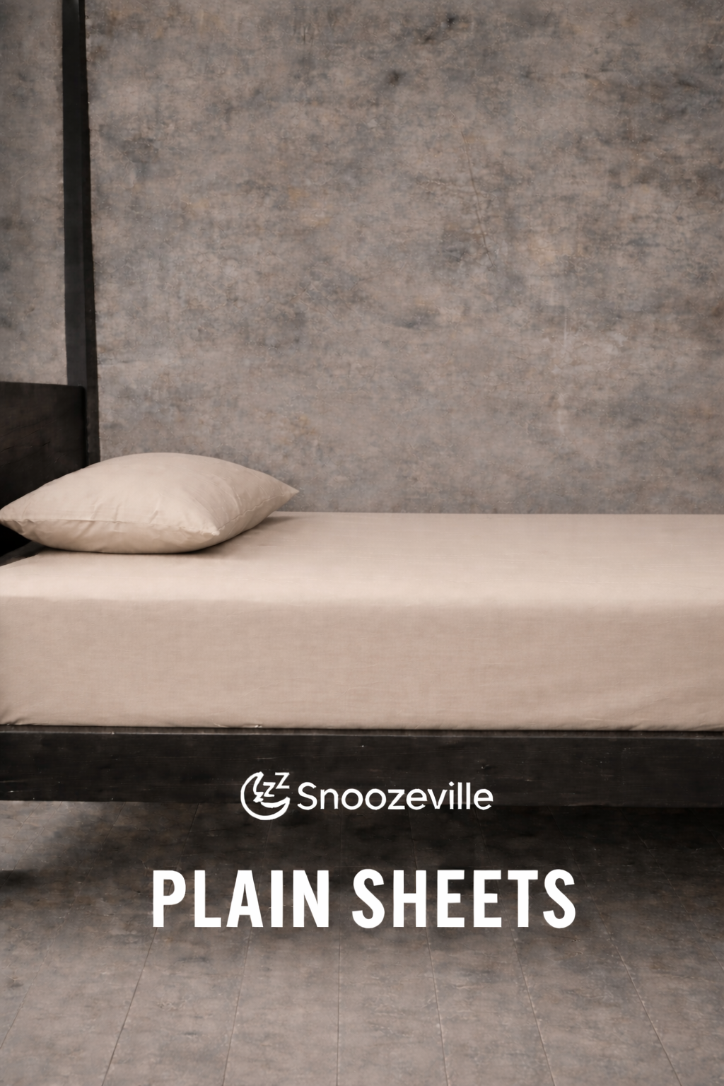 Snoozeville Plain Fitted Sheet – Polycotton Bedding Sheet (Single / Double / King) – Multi-Colour