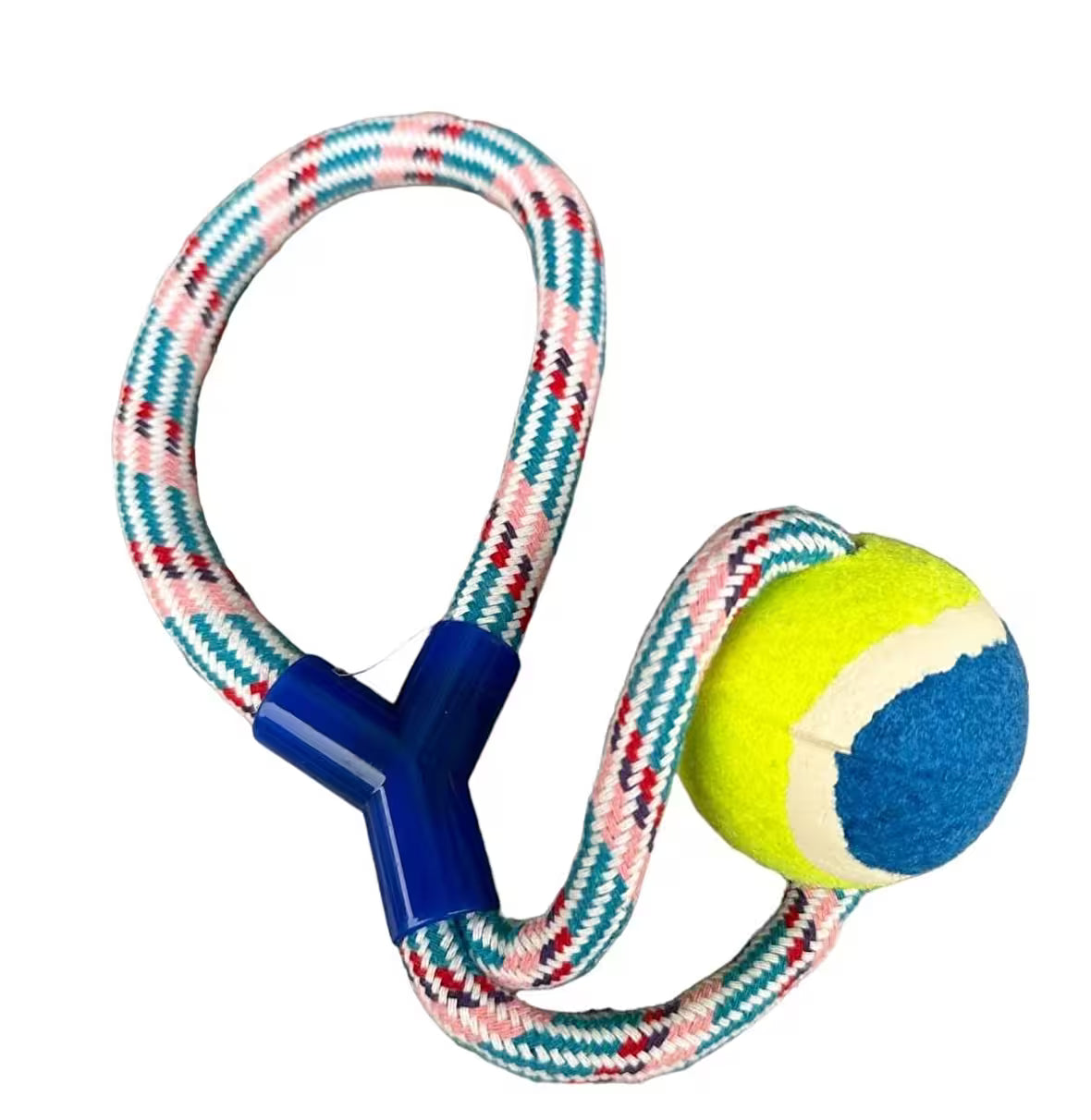 Dog Training Rope Ball Toy β 45cm Chew Tug Play Ball β Durable Interactive Pet Toy