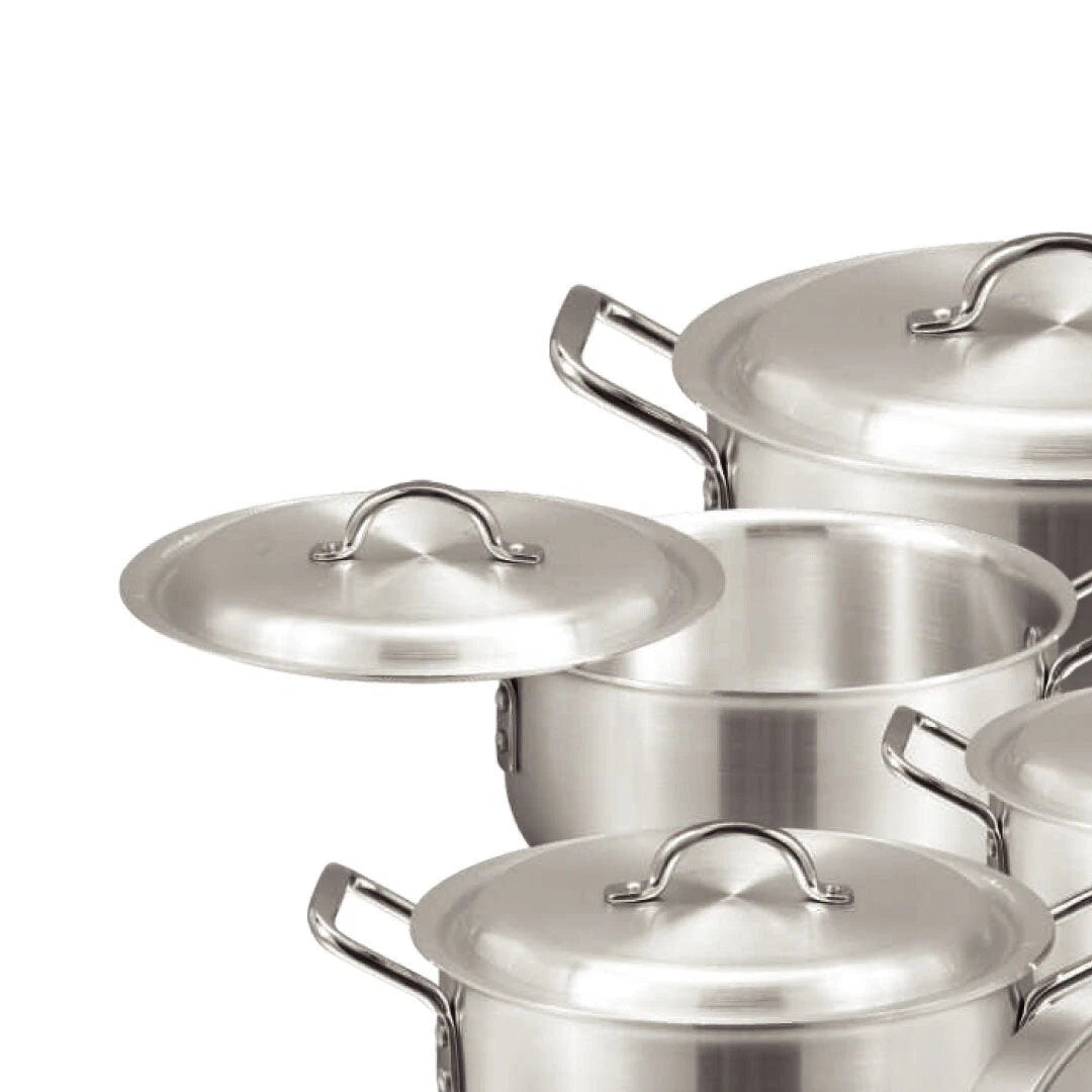Arsh 10-Piece Stainless Steel Baby Cookware Set – 5 Pots with Matching Lids