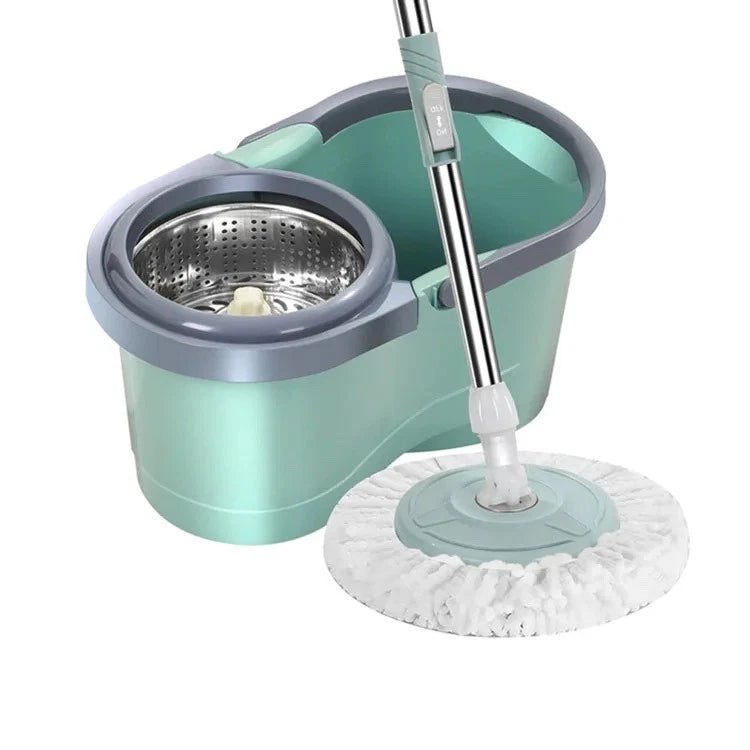Open Circle 360 Spin Mop – Easy Floor Cleaning System with Bucket