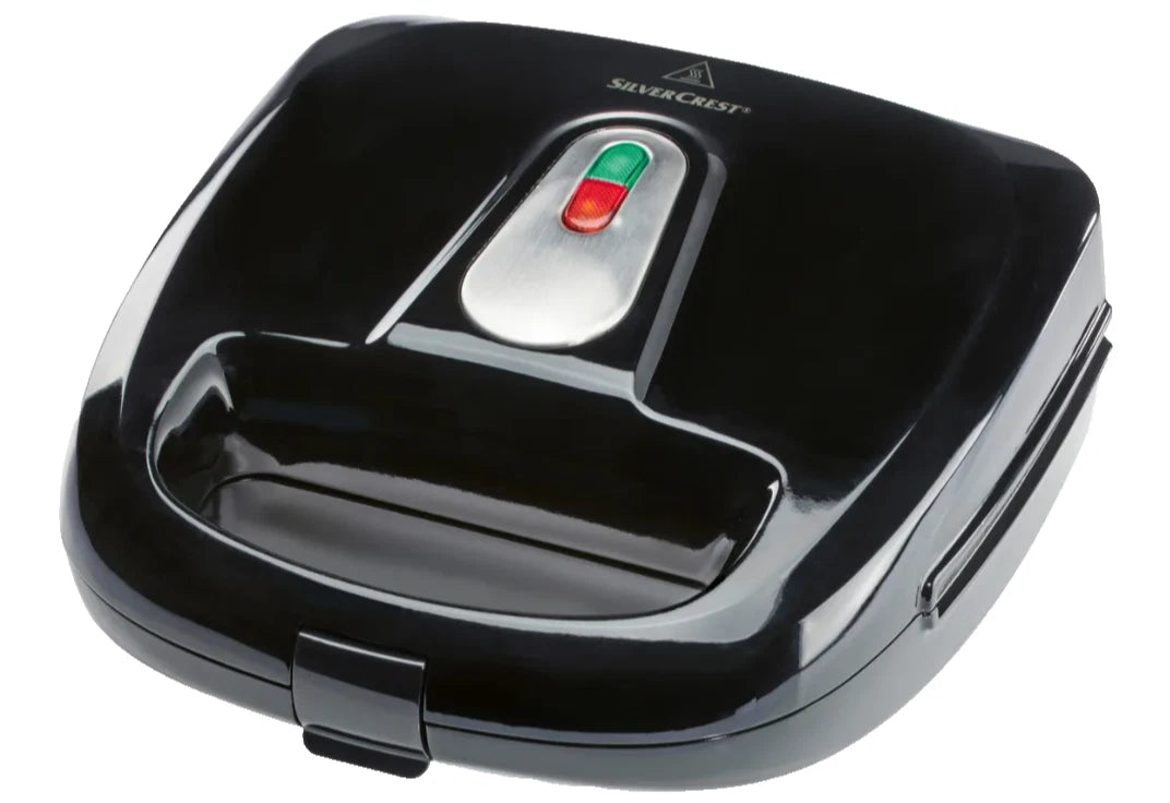 SilverCrest 3-in-1 Sandwich Toaster – Toasties, Waffles & Grill Plates (750W)