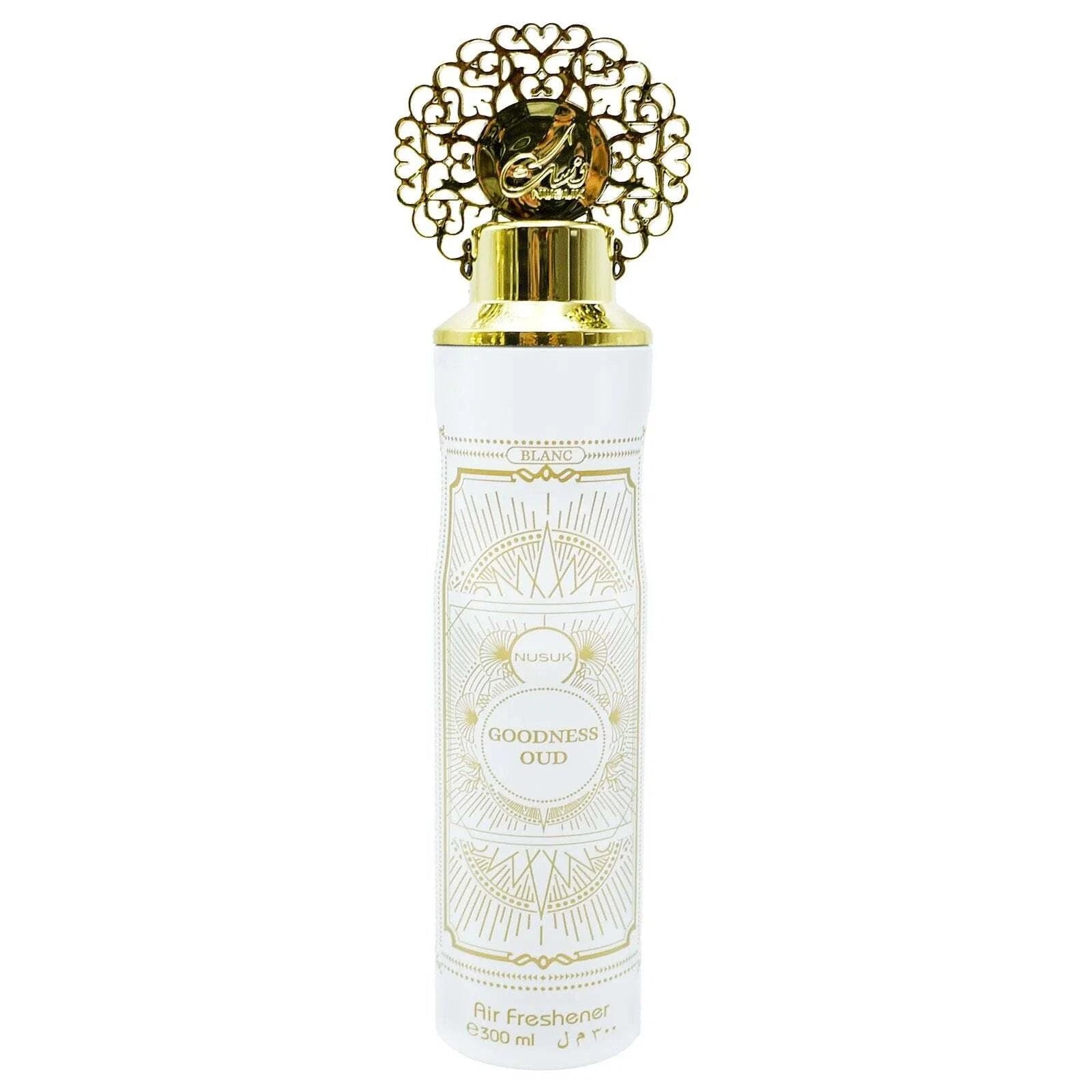Nusuk Luxury Air Freshener Set – Premium Fragrance Spray 300ml (Goodness Oud, Mariam, Raheeq)