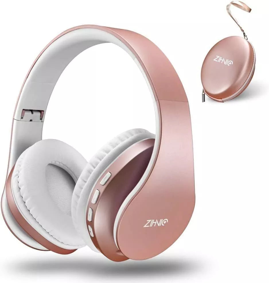 Zihnic Bluetooth Wireless Headphones – Over-Ear, Foldable, Micro SD/TF, FM & Built-In Mic Product Description (Bullet-Point Style):