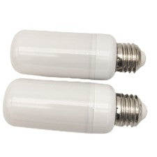 LED Bulb 2-Pack – Standard Edison Screw, Energy-Saving, White