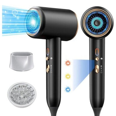 Professional High-Power Hair Dryer STL-8878Pro with Multiple Heat Settings & Cool Shot Function