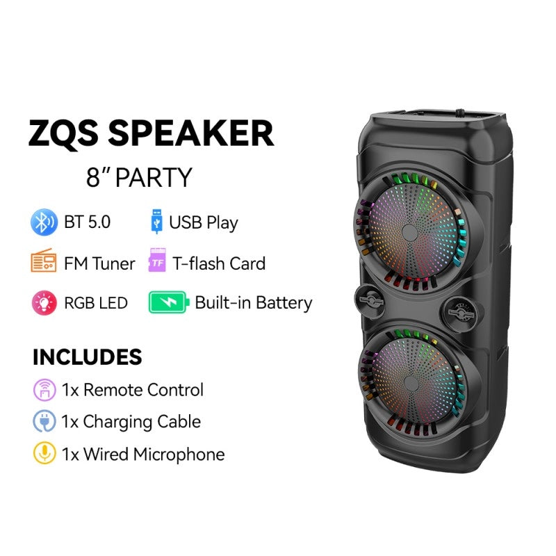 Singe-e ZQS8229W Portable Multi-Media Party Speaker