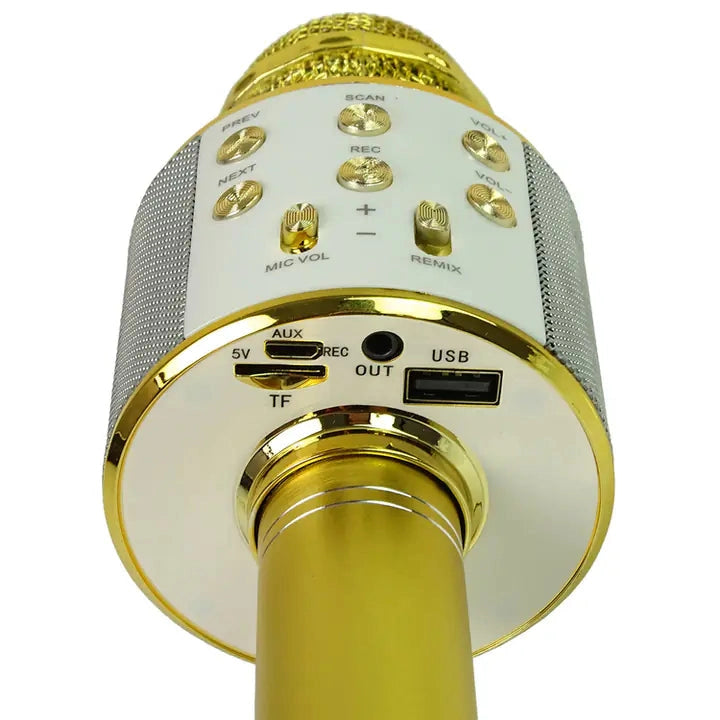 WS-858 Wireless handheld Microphone(Gold)